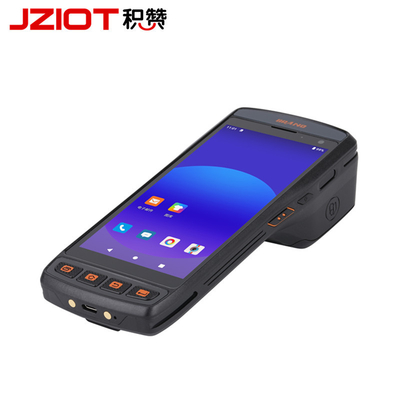 JZIOT SDK Uitgerust Draadloos Draagbare Laser 1D 2D Handheld Android NFC Barcode PDA Scanner Met Printer