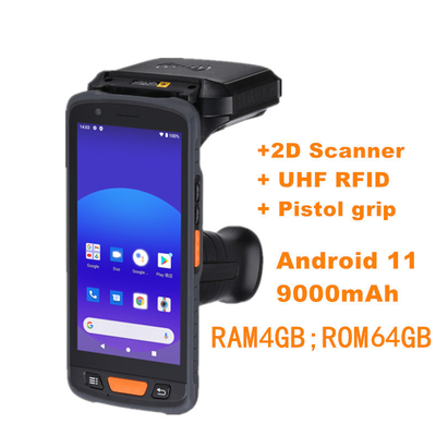 2024 5.5in Draagbare Android PDA 1D 2D Barcode Scanner Handheld RFID Pda Reader
