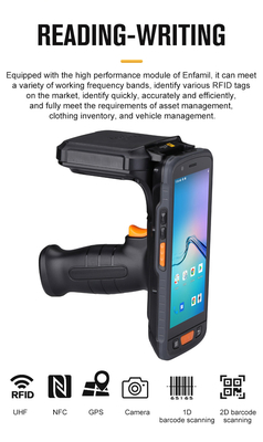 Android 13 Handheld waterdicht schokbestendig robuust RFID UHF LF NFC 2D scanner reader PDA voor gegevensverzameling