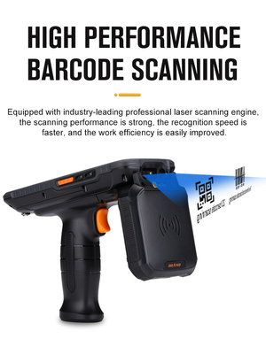 Langbereik draagbare RFID-scanner Android UHF handheld PDA met 4G wifi draadloze inventaris uhf rfid reader handheld pda