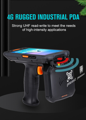 Fabrieksprijs Robuuste PDA barcode scanner pistoolgreep handheld RFID pda mobiel 4G android PDA met UHF RFID-lezer V9000S