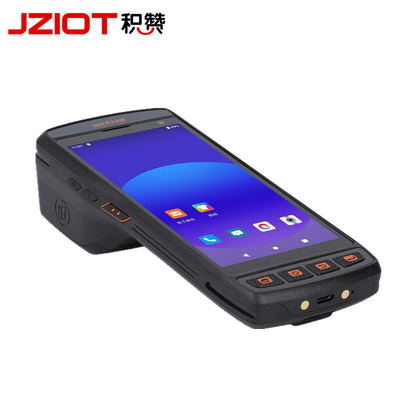 IP65 Industrial Handheld Barcode Terminal Pda 4G Rugged Pda Android 11 Pda Met thermische printer voor inventaris